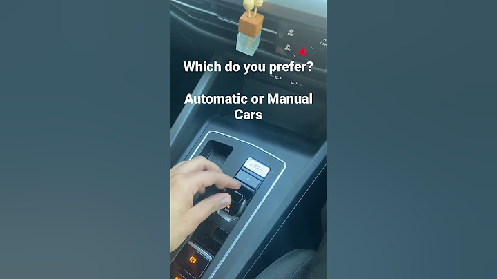Automatic vs Manual Cars