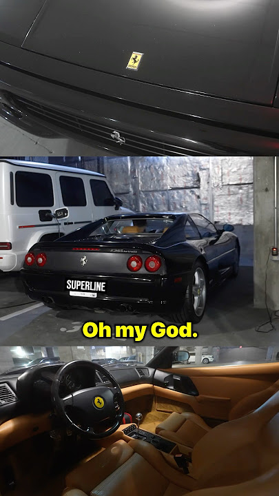 He daily drives his 1995 FERRARI 🏎️