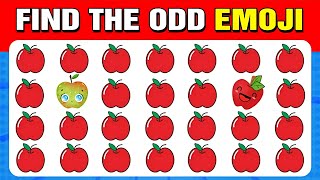 Find The Odd Emoji Out | Spot The Difference Emoji |Emoji Puzzle Quiz | Find the difference emoji
