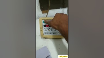 Bartack Juki LK 1900 AHS Resat tha Machine Satting very easy