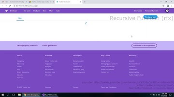 Blazor WebAssembly App with Twitter Authentication