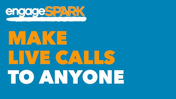 engageSPARK - Live calls: one-on-one phone conversations from your browser!