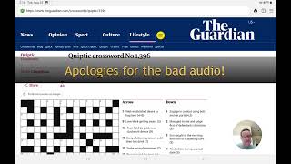 Guardian Quiptic Crossword (No. 1,396) by Carpathian