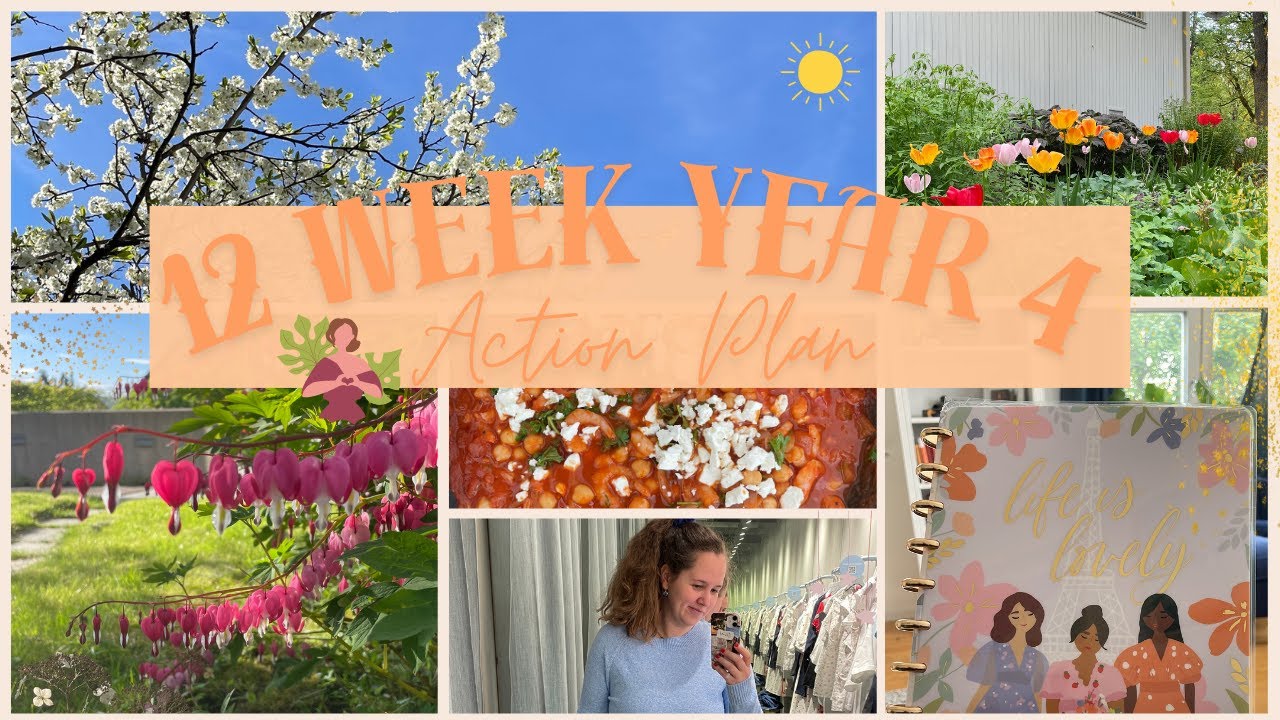 12 WEEK YEAR 4 ACTION PLAN // creativity, finance, weight loss and making the most out of the season