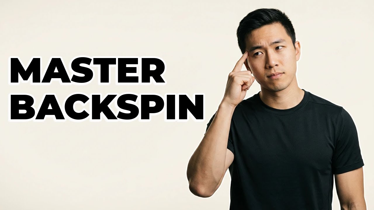 How do I hit under the ball on a backspin serve?