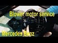 Blower motor service and fix / repair for Mercedes Benz