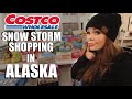 COSTCO STORM SHOPPING IN ALASKA| Somers In Alaska