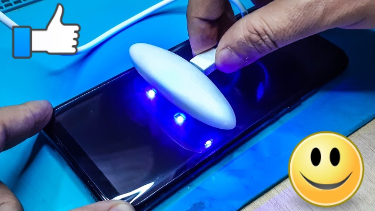 How To Use Nano Optics Curved Glass Uv Lamp Light Liquid Full Glue Glass For Galaxy S8 Plus Youtube Curved Glass Lamp Light Uv Lamp