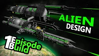 Designing an "Alien" Ship: Space Engineers One Episode Build (1EB)