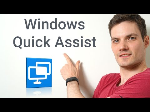 Video: Hoe gebruik ik Quick Assist in Windows 10?