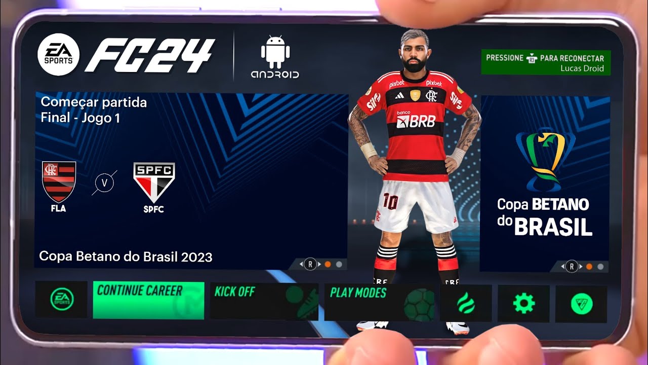 Como fazer para Baixar o Novo FC24 mod FIFA 16 Realista no Celular, JOGO:   By Canal de futebol