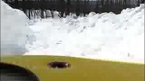 Homemade Bobsled Run