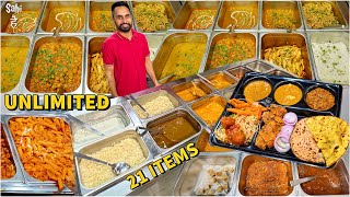 Unlimited Food Buffet in Rs 149 | Street Food India | Unlimited 21 Items