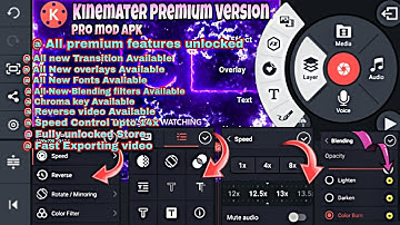 Kinemaster v4.12.1 mod apk 2020/ all features unlocked in Hindi