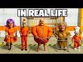 Barry Prisoner Obby in Real Life - All Morphs Unlocked Barry, Ani-Tron, Grumpy Gran, Siren Head