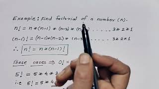 Learn C Programming, Recursion in C, Recursive function in C, explained in Marathi and English