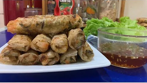 Nem rán chuẩn vị truyền thống Miền Bắc, ngon khó cưỡng- The most delicious traditional Spring rolls!