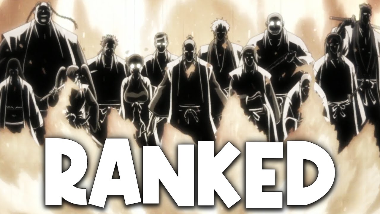 Original GOTEI 13 CAPTAINS Worst to Best BLEACH TYBW YouTube