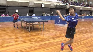 スーパープレイ 注目の逸材 川上流星 ローリングバックハンド 全農杯21 ホープス男子準決勝 English Sub English Sub Youtube