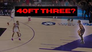 Bronny James made shots but they get increasingly deeper