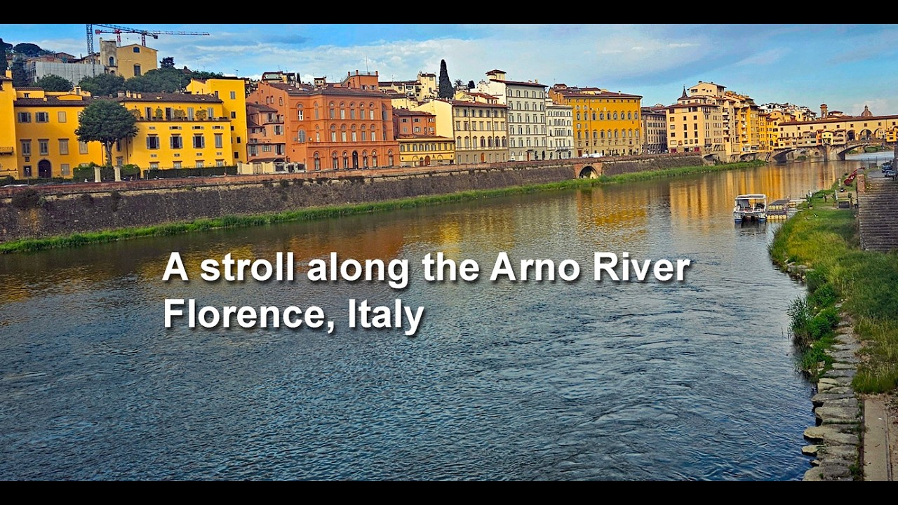 Florence, Italy: Along the Arno River. - YouTube