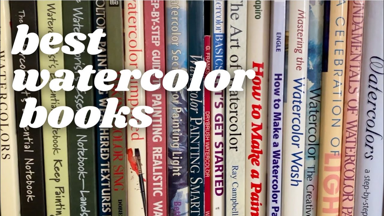 The 3 Best Watercolor Books When I Was A Beginner ✿ Art Vlog #53