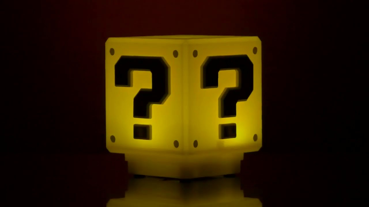 Icona 3D Light Night Lights Punto interrogativo LED colonna sonora