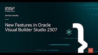 Famous New Features in Oracle Visual Builder Studio 2307 Profile