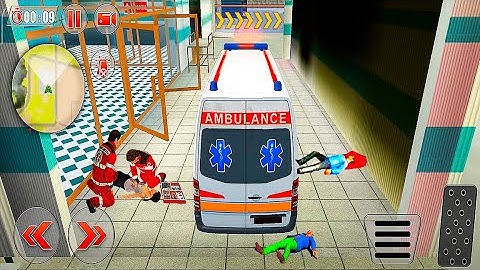 Ambulance Worker Simulator - Ambulance Robot City Rescue Game - IOS Android Gameplay #23
