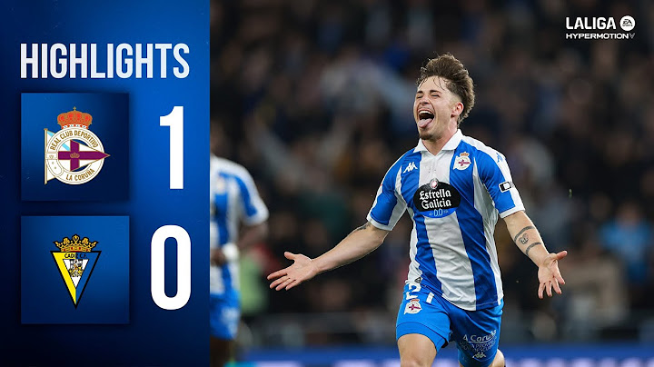RC Deportivo 1- Cádiz CF 0 | Resumen jornada 34 LaLiga Hypermotion