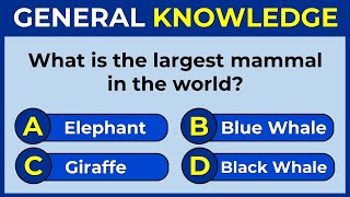 50 General Knowledge Questions! How Good is Your General Knowledge? #challenge 3