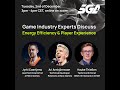 Game Industry Experts Discuss Energy Efficiency and Player Experience