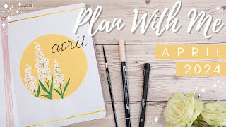 April 2024 Bullet Journal | Plan With Me