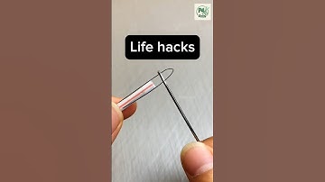 DIY Needle Threading Hack ✨🧵 So Simple, It Feels Like Magic! #LifeHack #DIY #SewingTips