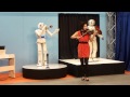 TOYOTA Partner Robot. amluxでのデモ(トランペット)