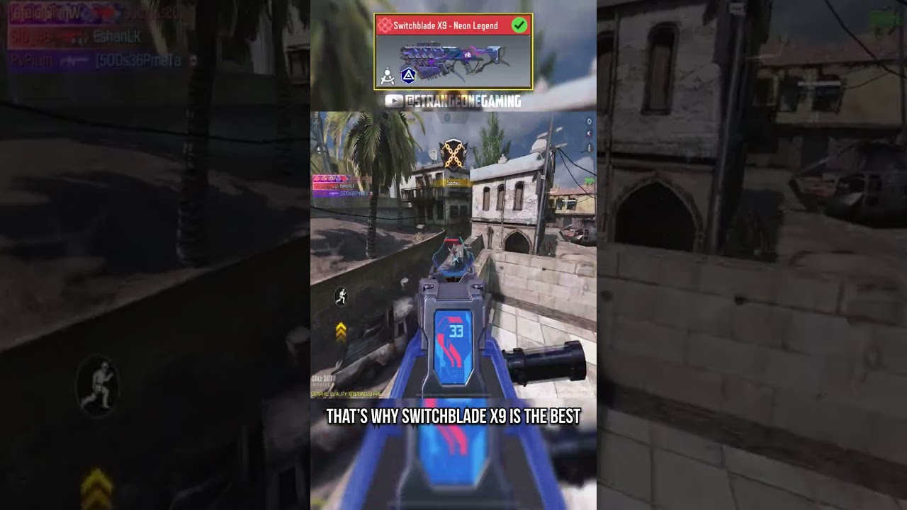 That’s why Switchblade X9 is the best SMG