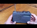 How to operate NIKKEI Model NDB10AT Portable DAB  FM Radio    Review and Quality Test