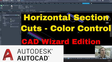 AutoCAD Horizontal Section Cuts - Controlling Color and Layer Overrides