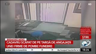 Corpul neînsuflețit al unui bărbat scăpat de pe targă când era scos de la morga spitalului județean