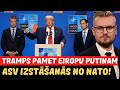 Oficiāli: Tramps paziņo par izstāšanos no NATO! Tramps draud Eiropai ar Putinu!