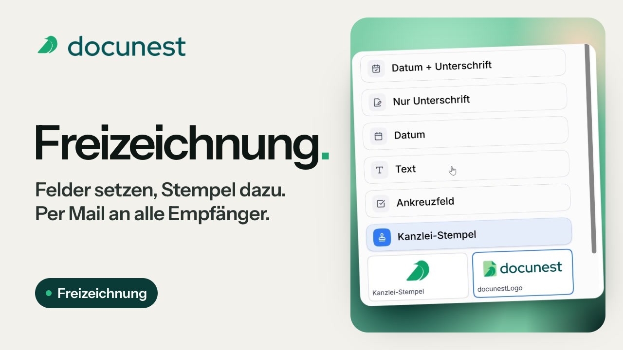 Freizeichnung anlegen, Vorschaubild des Videos