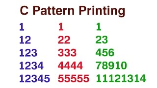 Printing Floyd's, Triangle in C (HINDI/URDU)