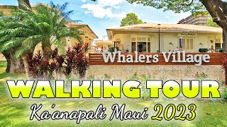 Whaler's Village Ka'anapali Walking Tour Maui Hawaii Shopping Restaurants Lahaina Black Rock