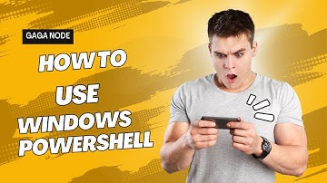 How to Use Windows PowerShell to set up #GAGA Node Mining on Your PC in few clicks!!!
