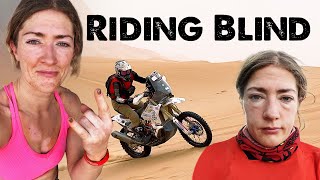 Riding blind on KTM 450 rally replica - Morocco Desert Challenge part 3