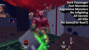 Not so peaceful ending | Doom E2M7, E2M8 | UV-max, 100% | Dark Passenger 1.2 + Corruption Cards 4.3