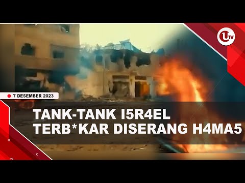 MILITER H4MA5 SERANG TANK-TANK I5R4EL DI GAZA | U-NEWS