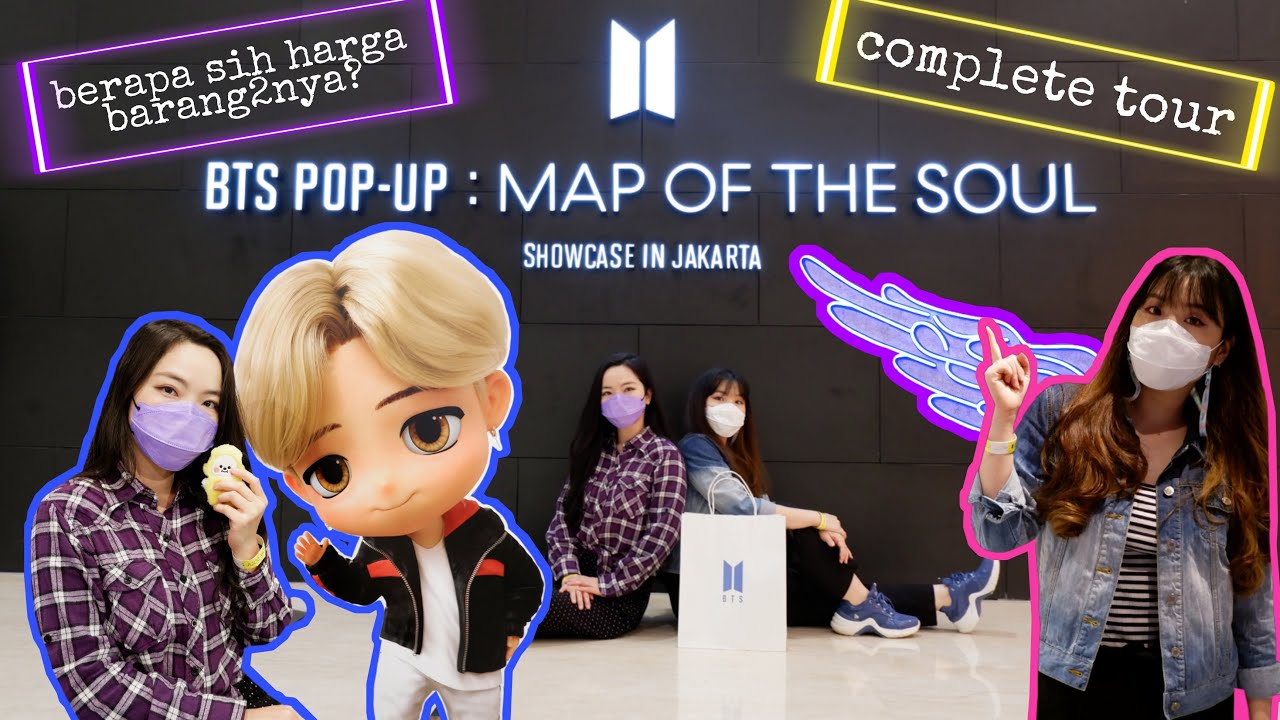 [SUB] BTS POP-UP: MAP OF THE SOUL Showcase in Jakarta Complete Tour - Habis Berapa Belanja Disana??