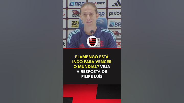 FILIPE LUÍS falou o que espera do FLAMENGO no MUNDIAL DE CLUBES #shorts
