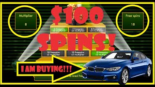 $100 SPINS - 18 FREE SPINS - 8X MULTIPLIER! - MASSIVE SLOT JACKPOT UNLEASHED - VEGAS - BETMGM - WOW! screenshot 1